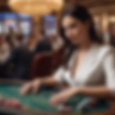 Live Dealer Experience in Speed Baccarat An advanced live dealer setup showcasing Speed Baccarat in action.