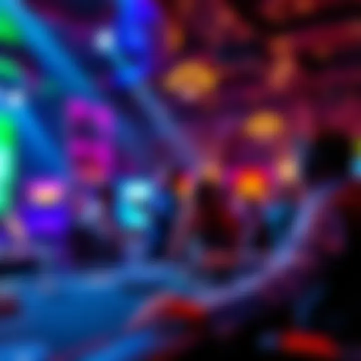 Vibrant entertainment scene at Atlantic Hotel during a live performance