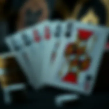 Close-up of Back Jack cards showcasing unique artwork
