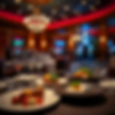 Elegant dining setup showcasing gourmet dishes