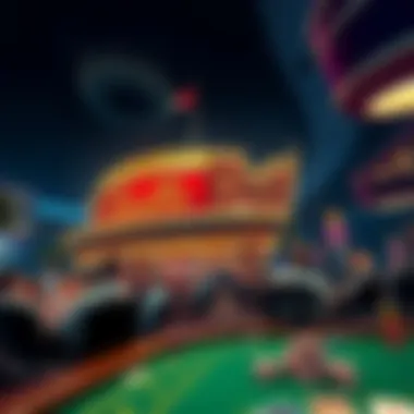 A historical display reflecting the casino's cultural significance