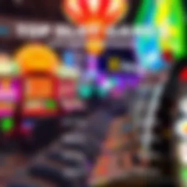 Detailed infographic of payout percentages for various slot games