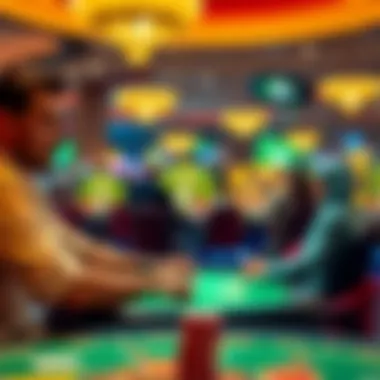 Illustration of gaming experience at Borgata