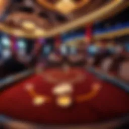 Borgata casino poker table setup