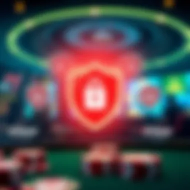 Illustration of security measures implemented by bwin Casino to protect players.