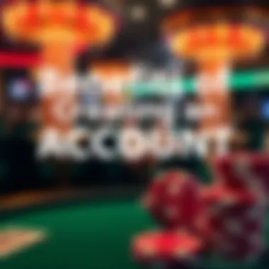 Visual representation of the benefits of creating an account at Caesars Casino