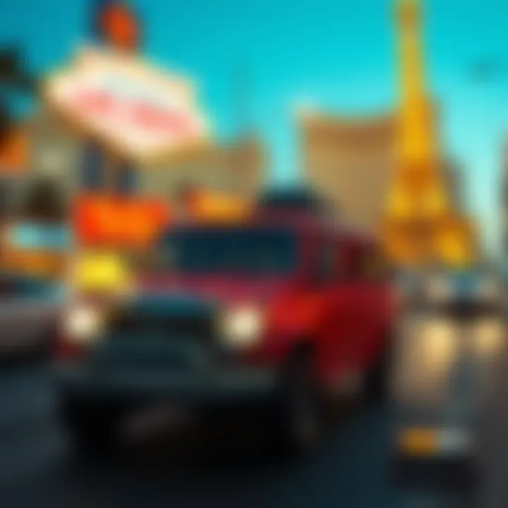 Stylish transportation options available in Las Vegas