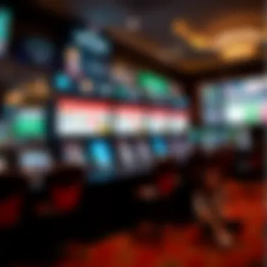 Promotional offers displayed in the Del Lago Sports Book