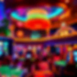 Interior view showcasing the vibrant atmosphere of Del Lago Sports Book