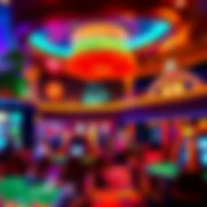 Interior view showcasing the vibrant atmosphere of Del Lago Sports Book