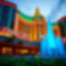 Exterior view of Encore Boston showcasing its architectural beauty