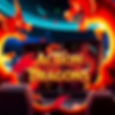 Immersive Interface of Action Dragons Vibrant depiction of Action Dragons slot game interface