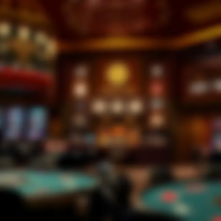 Historical memorabilia displayed within the casino illustrating its legacy