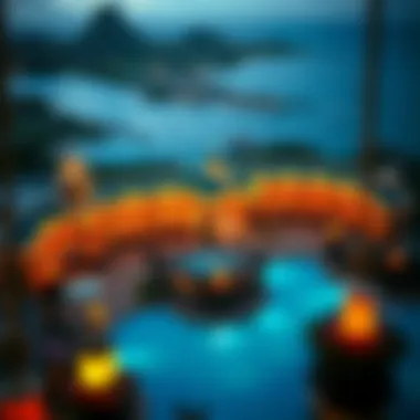 Aerial view of a luxurious casino resort in Honolulu