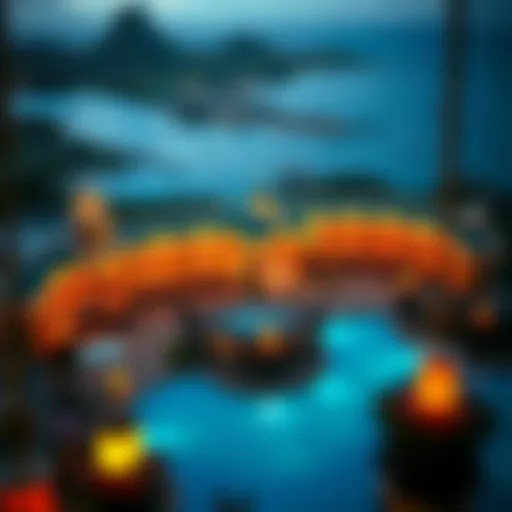 Aerial view of a luxurious casino resort in Honolulu