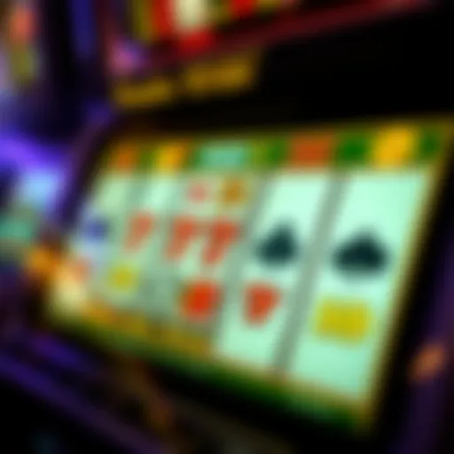 Close-up on Deuces Wild video poker screen