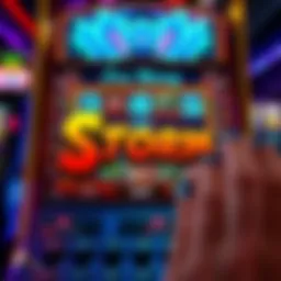 Intricate design of Free Money Storm slot machine interface