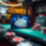 Visual representation of online poker platforms