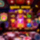 Vibrant slots interface showcasing bonus spins