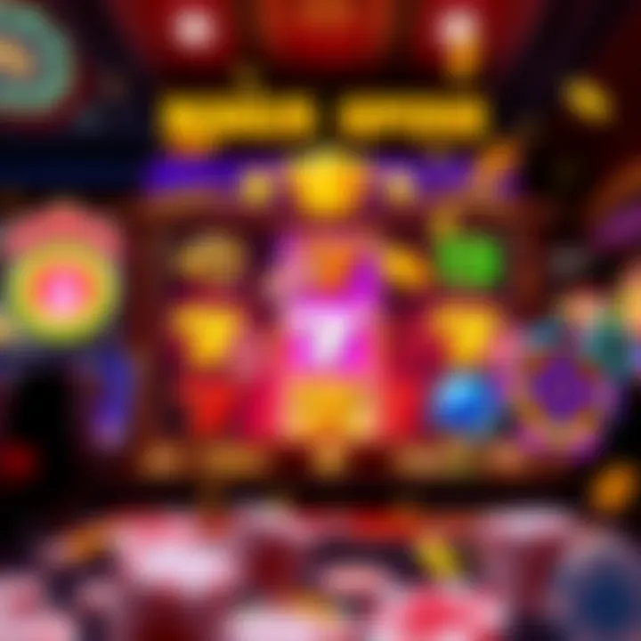 Vibrant slots interface showcasing bonus spins