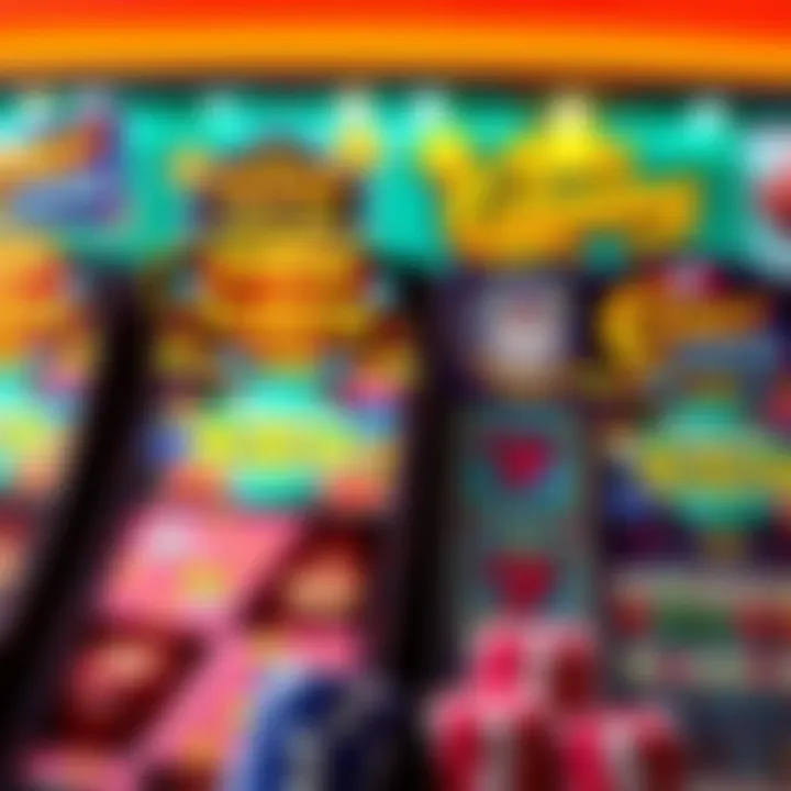 Enticing Scratch Ticket Display Enticing scratch ticket display showcasing vibrant designs and enticing prizes