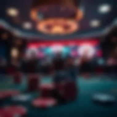 Visual representation of referral mechanisms in poker