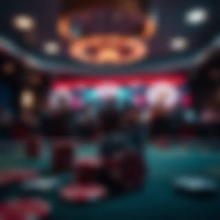 Visual representation of referral mechanisms in poker