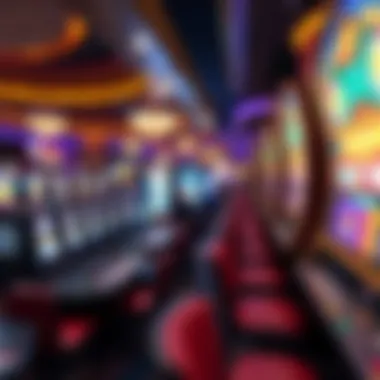 Luxurious gaming area at Gold Strike Casino