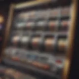 Illustration showcasing various types of slot machine games available online