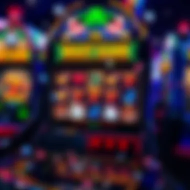 An engaging slot machine interface displaying game mechanics