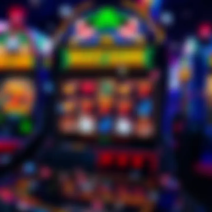 An engaging slot machine interface displaying game mechanics