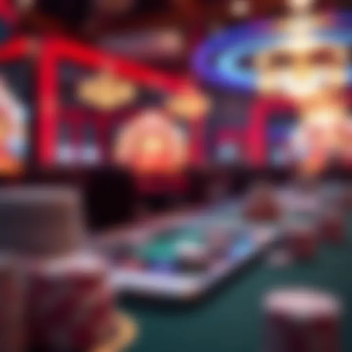 An illustration representing seamless connectivity and technology in mobile gaming