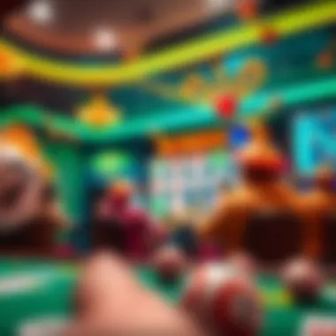 Dynamic Online Bingo Experience Vibrant representation of online bingo gameplay