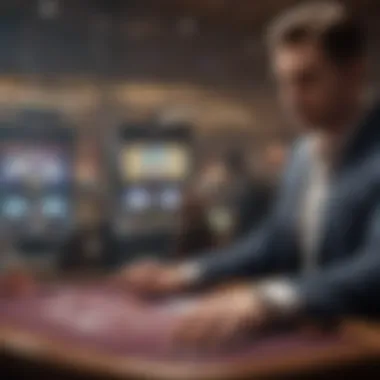 Graphic highlighting technology's impact on sports betting