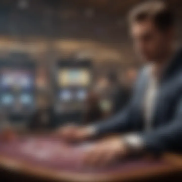 Graphic highlighting technology's impact on sports betting