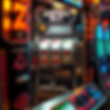 Illustration of slot machine mechanics, detailing the inner workings