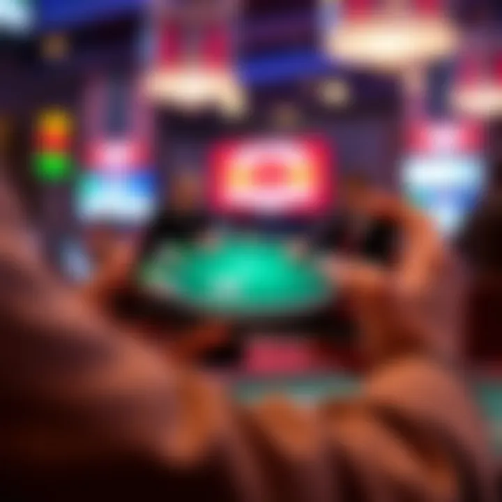 Strategies for Winning in Mobile Poker Strategic gameplay in a poker session on a mobile device