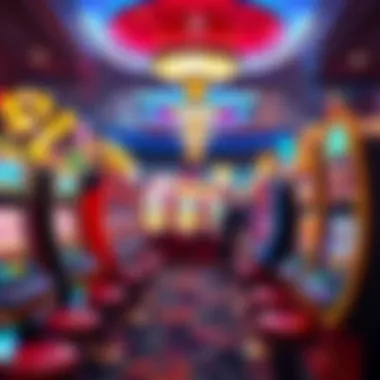 A vibrant casino floor filled with the latest slot machines.