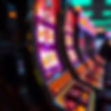 Close-up of a new slot machine showcasing its innovative technology.