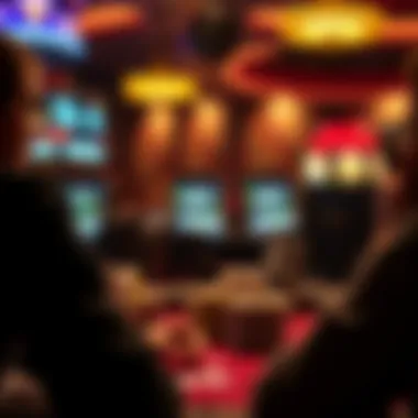 A strategic overview of a player analyzing their gaming strategies.