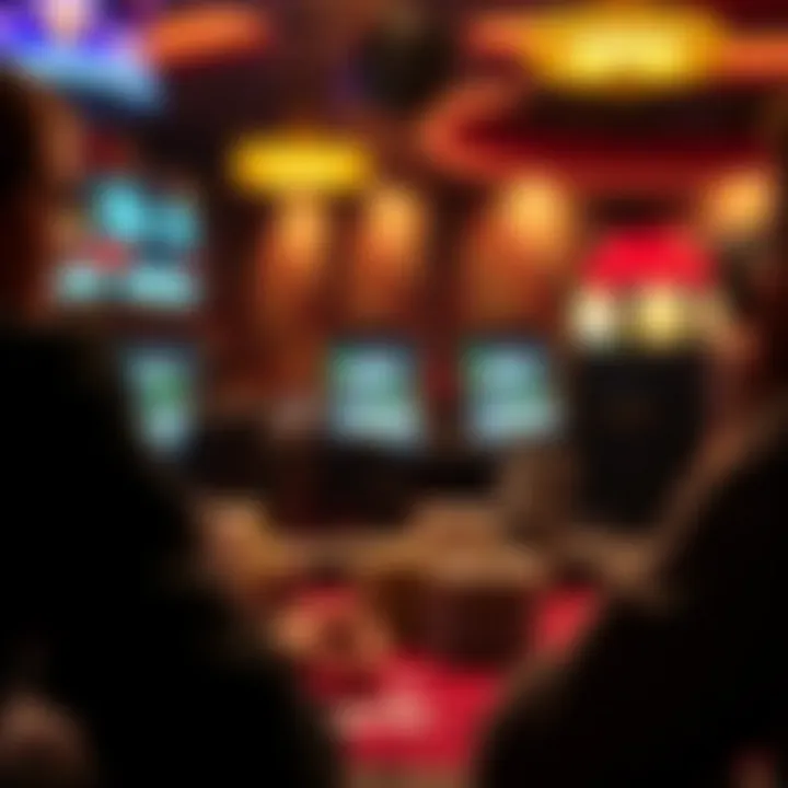 A strategic overview of a player analyzing their gaming strategies.