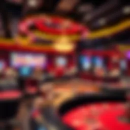 Illustration of a digital casino environment highlighting no deposit bonuses