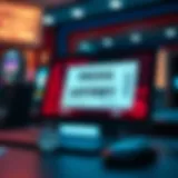 Digital Lottery Ticket Experience A digital lottery ticket on a computer screen.