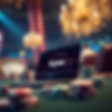 An infographic depicting methods of playing online lotteries.