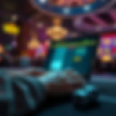 A secure online transaction illustration.