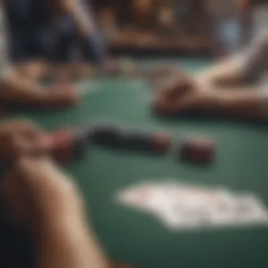 An intricate infographic illustrating various poker game types and their rules.