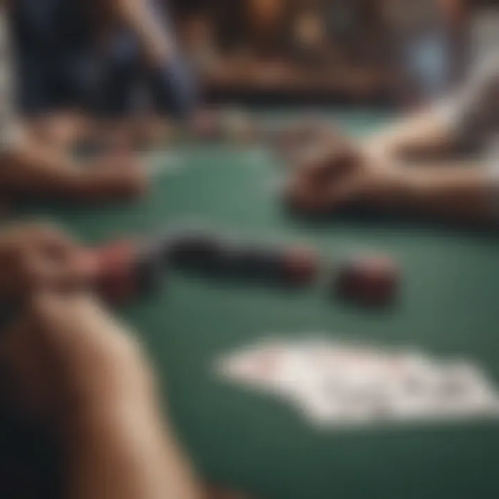 An intricate infographic illustrating various poker game types and their rules.