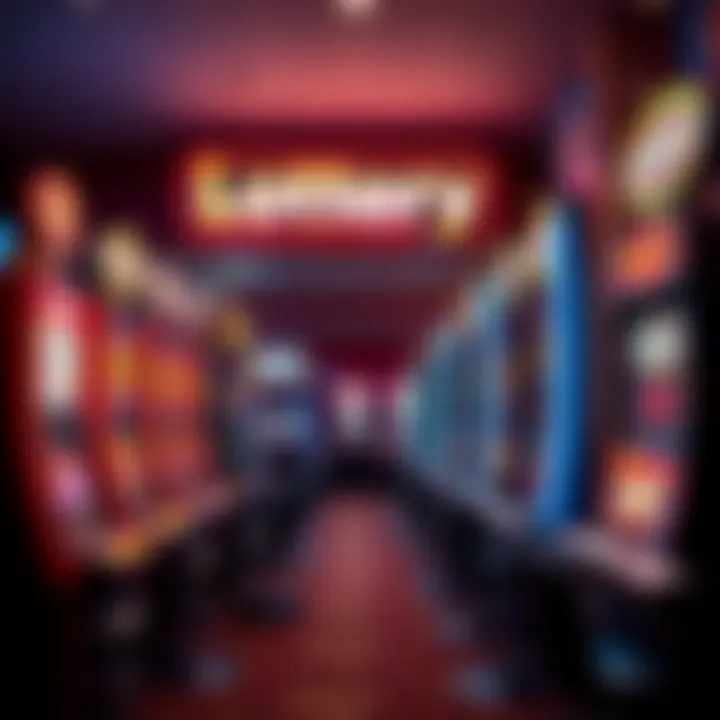 Vibrant Oregon Lottery slot machine display