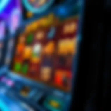 Unique Features of Raging Buffalo Detailed view of the Raging Buffalo slot machine interface highlighting its unique features