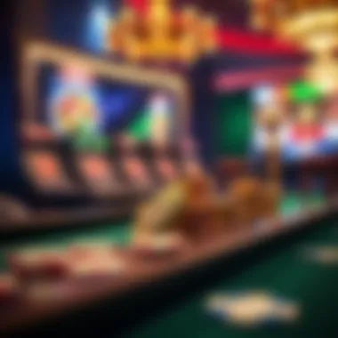 Visual representation of various game categories for quick earnings